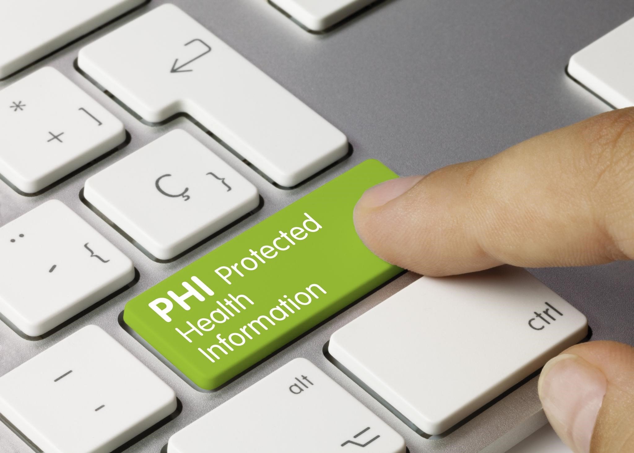 Recommendations for Health Care Organizations to Protect PHI