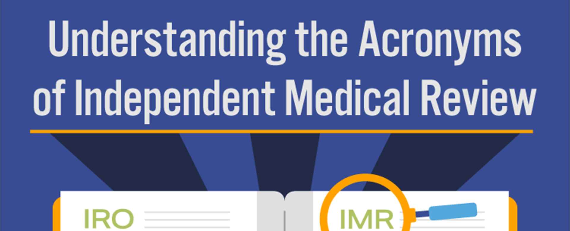 Understanding the Acronyms of Independent Medical Review